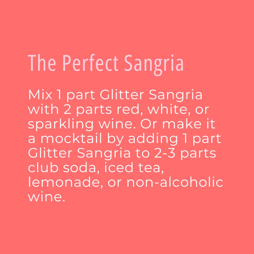 Glitter Sangria, 16 fl oz