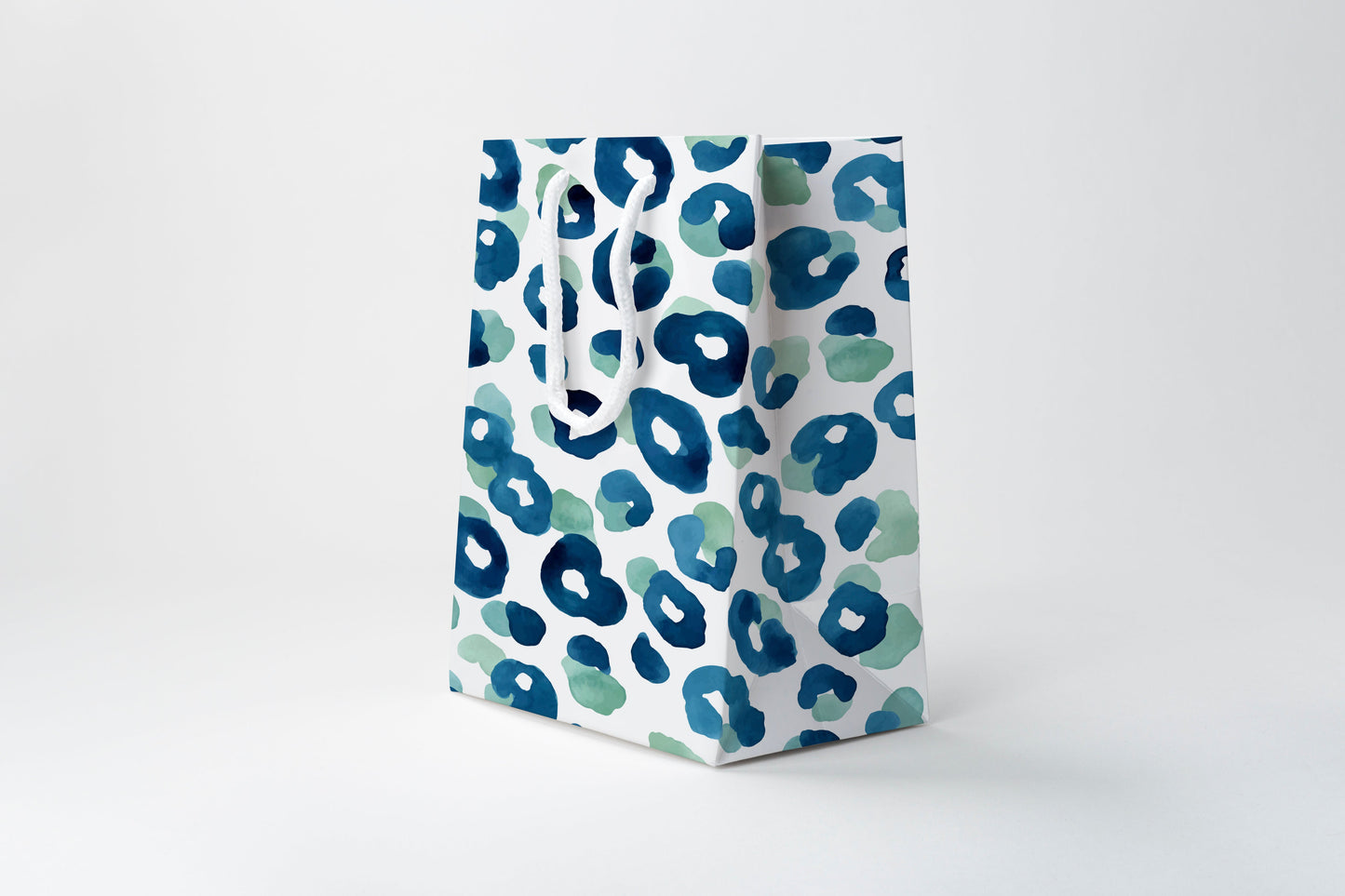 Blue Leopard Gift Bag