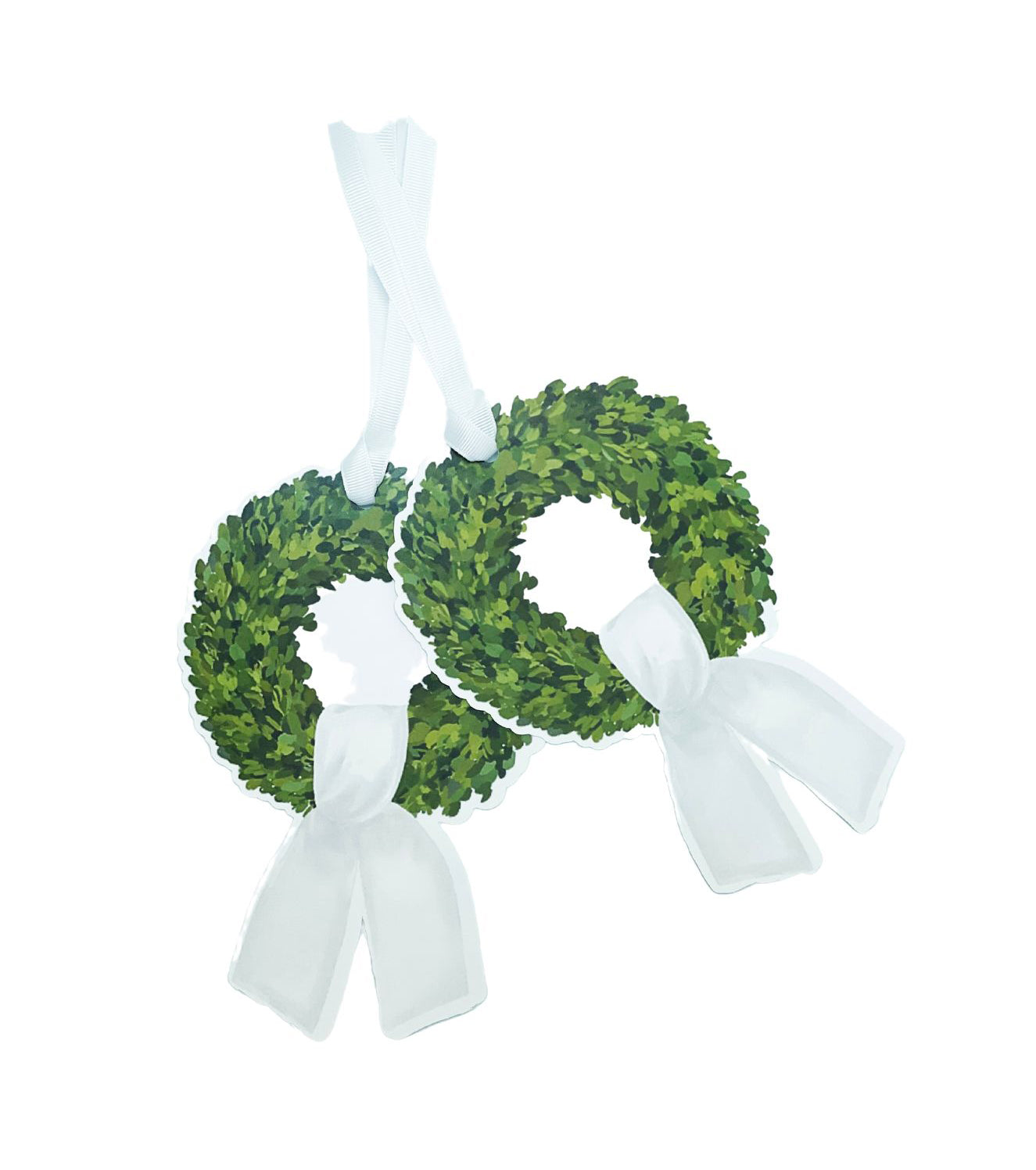Boxwood Wreath Printed Wrapping Paper