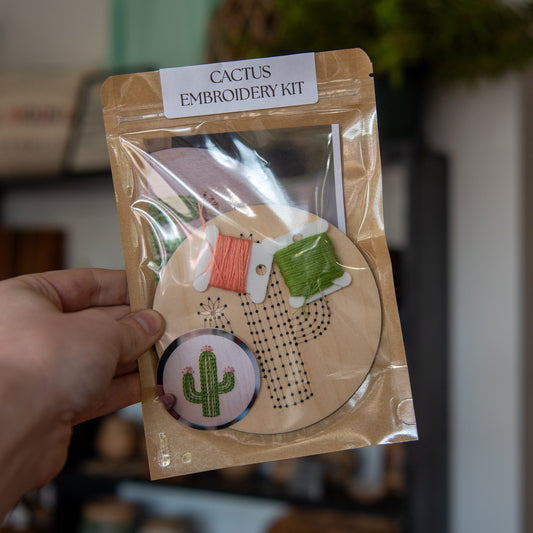 Cactus Embroidery Kit