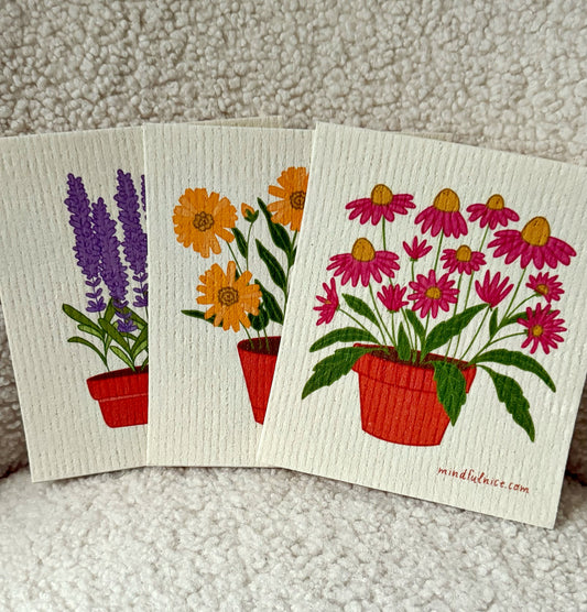 Mindful Cleaning Swedish Dishcloth Set