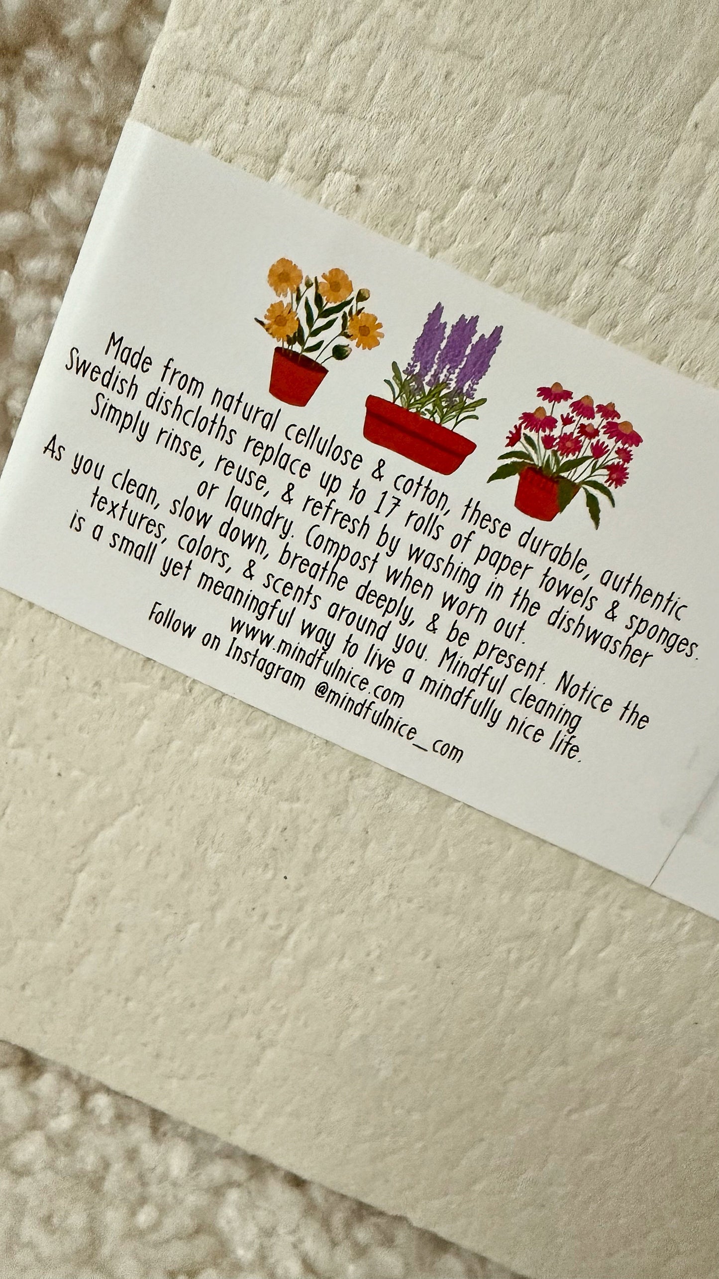 Mindful Cleaning Swedish Dishcloth Set