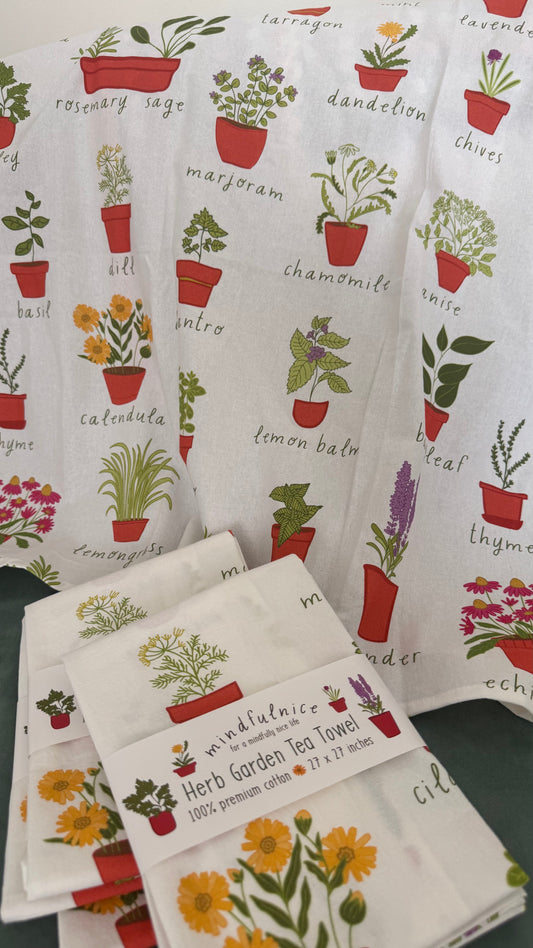 Herb Garden Tea Towel