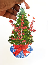 Chinoiserie Ginger Jar Gift Tag