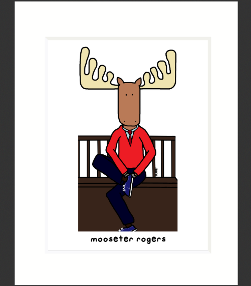 Mooster Rogers print