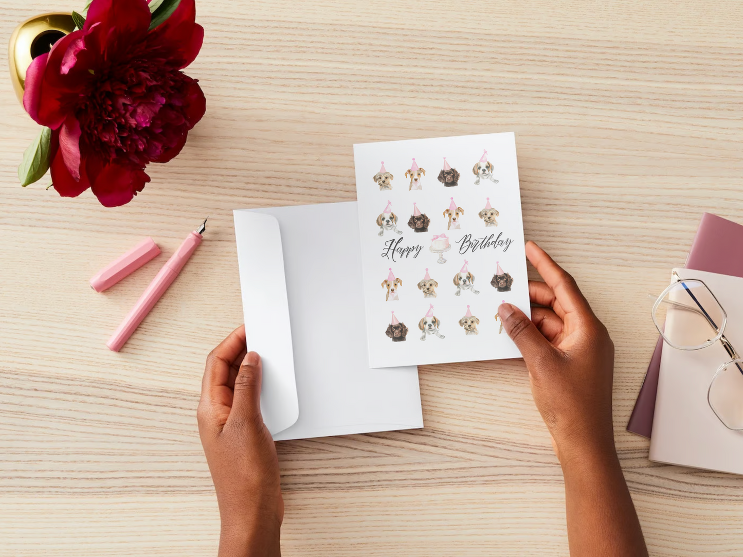 Birthday Puppies Card