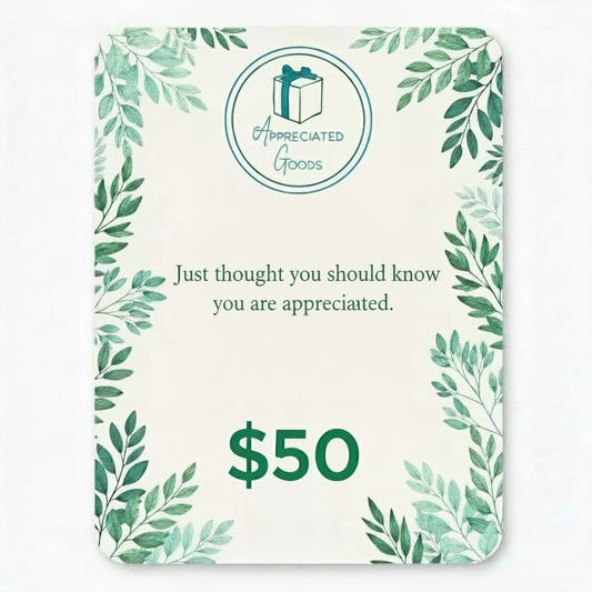 Appreciated Goods Gift Cards