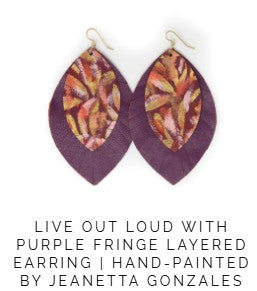 Each lightweight earring is made by hand by one of our artisans. Surgical-grade, stainless steel hardware. Nickel-free. Made in Richmond, Virginia