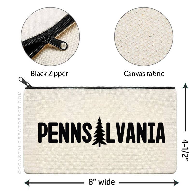 Multi-Use Canvas Zipper Pouches