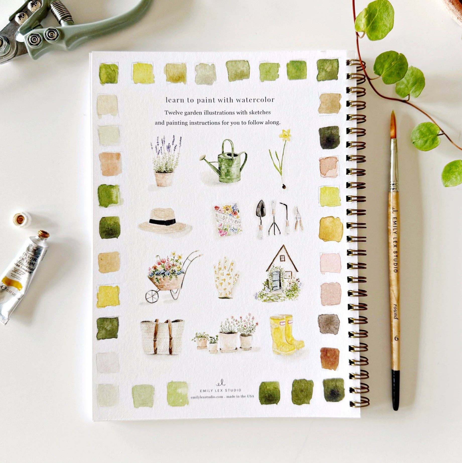 Watercolor Workbook - Garden - 0