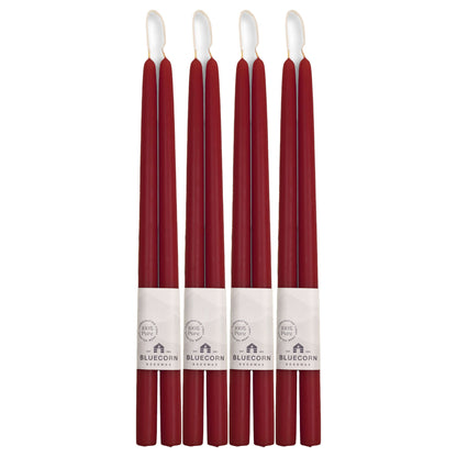 Hand-Dipped Beeswax Taper Candles - Bulk 4-Pair Bundle