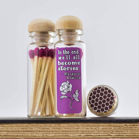 Candle Matches / Margaret Atwood / Bookish / Bookstore Gift