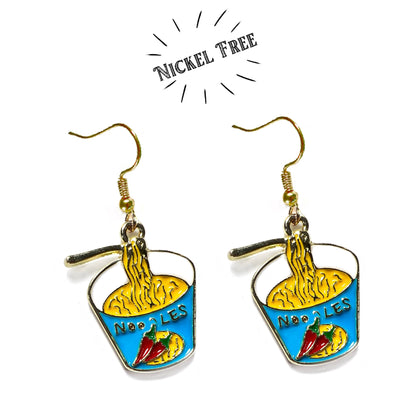 Cup O’ Noodles Ramen Earrings