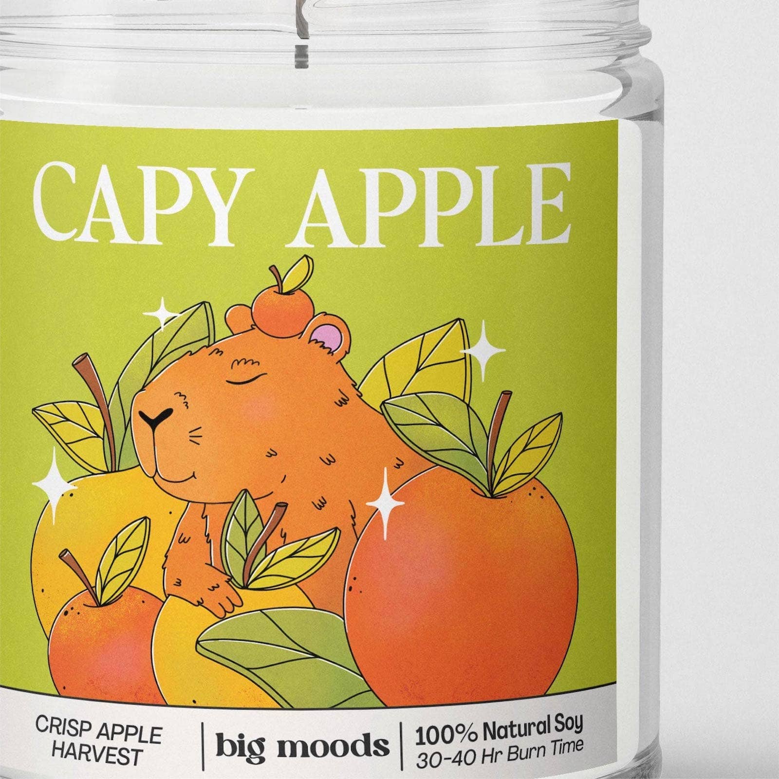 "Capy Apple" Crisp Apple - Soy Candle - 0