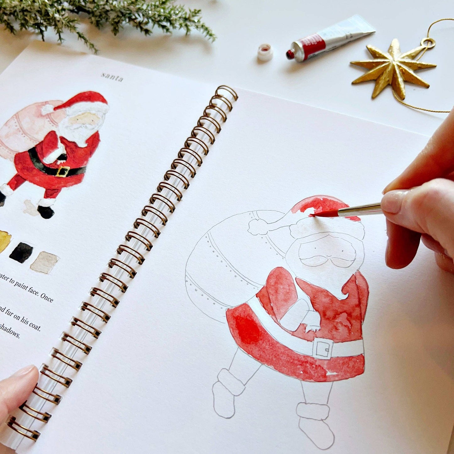Watercolor Workbook - Christmas