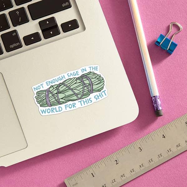 Sage Die Cut Sticker - 0