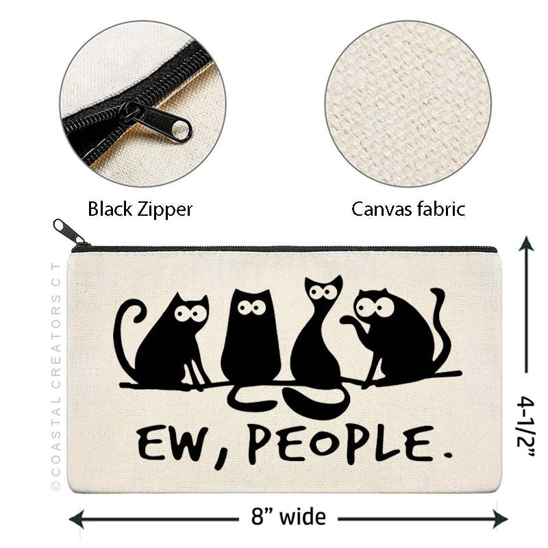 Multi-Use Canvas Zipper Pouches