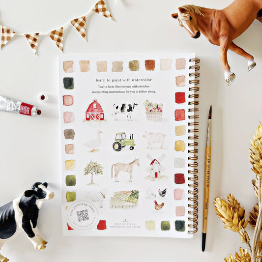 Watercolor Workbook - Farm