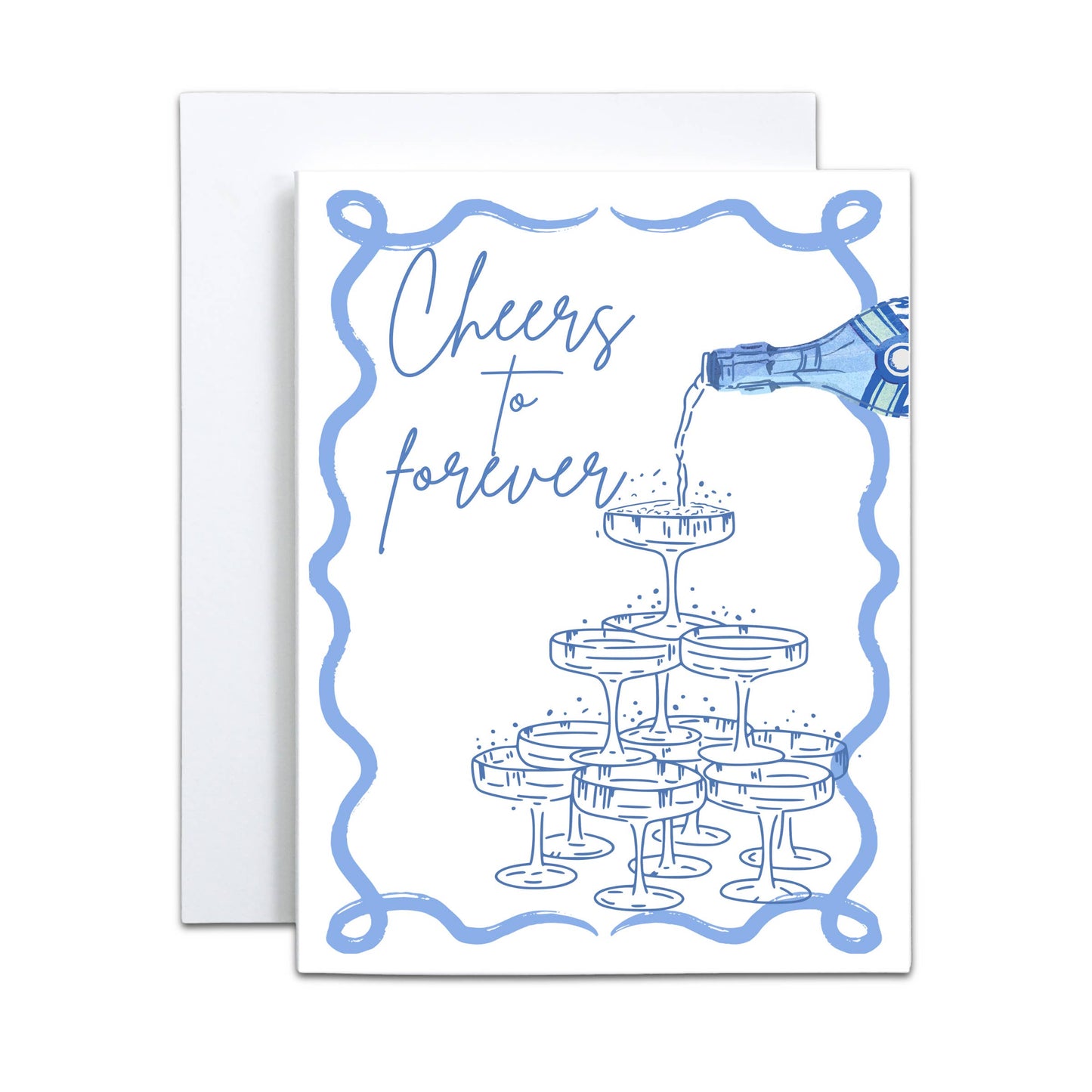 "Cheers to Forever" Greeting Card