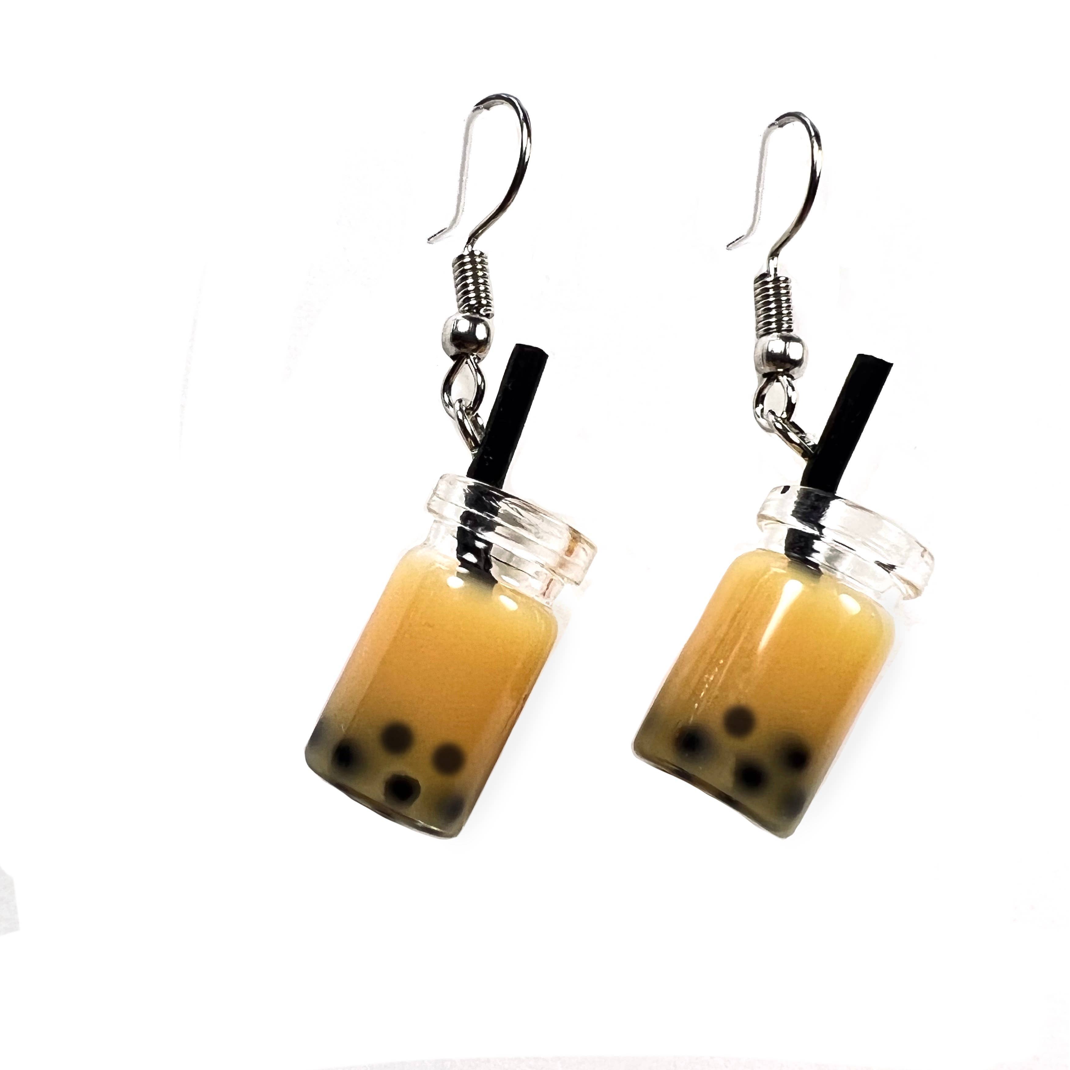 Boba Tea Earrings - 0