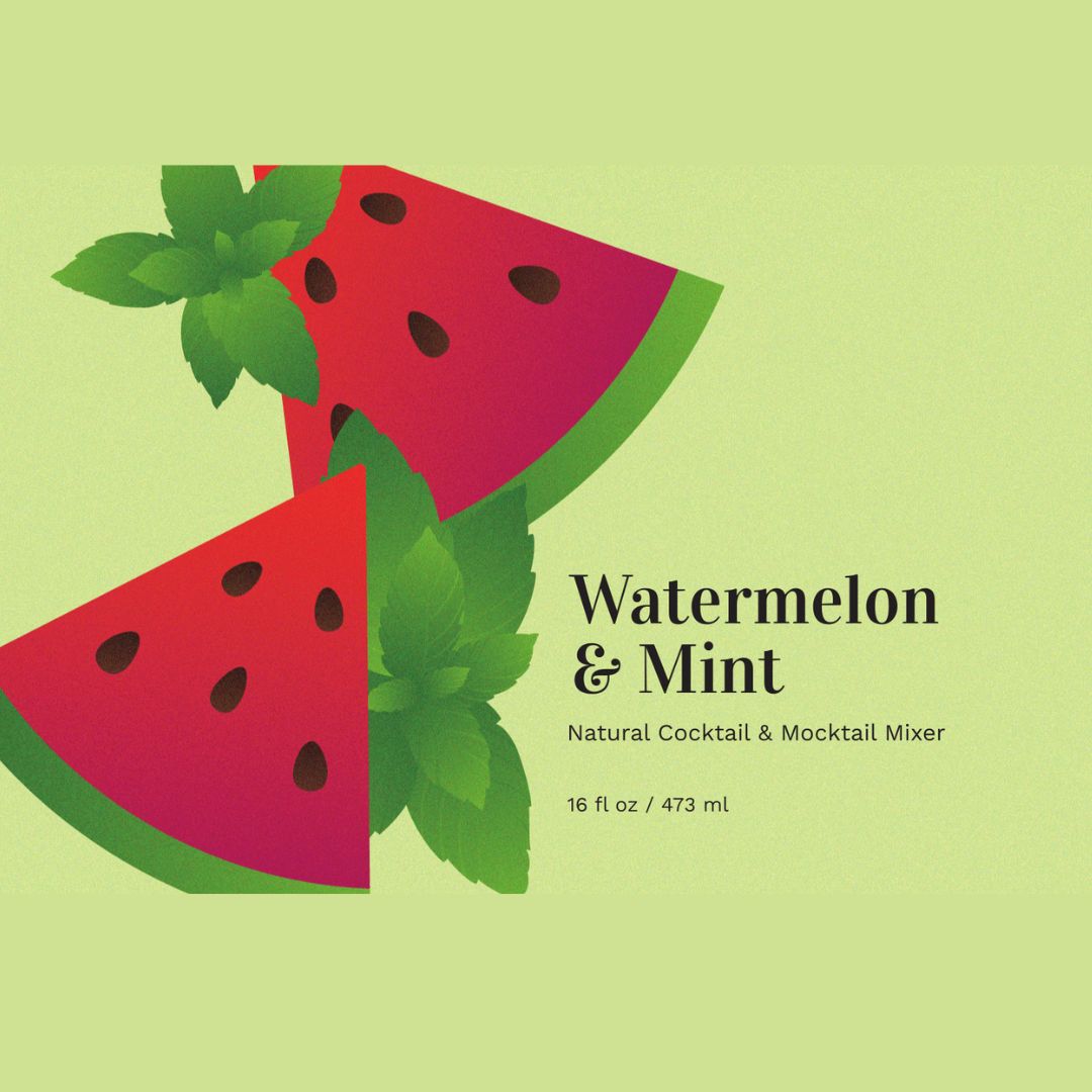 Watermelon & Mint Cocktail-Mocktail Mixer, 16 fl oz