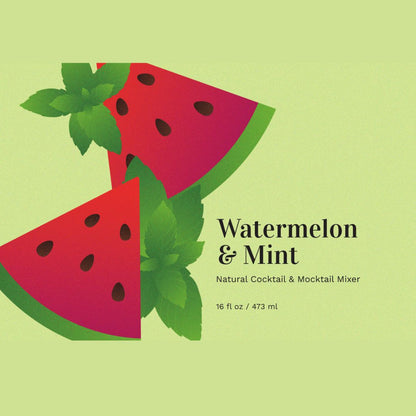 Watermelon & Mint Cocktail-Mocktail Mixer, 16 fl oz
