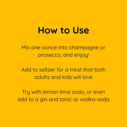 Glitter Mimosa Mixer, 16 fl oz