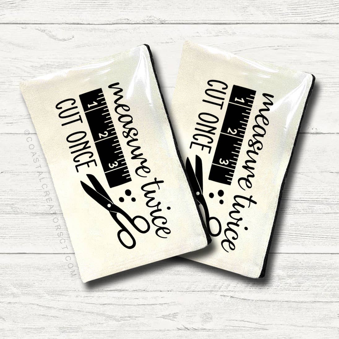 Multi-Use Canvas Zipper Pouches