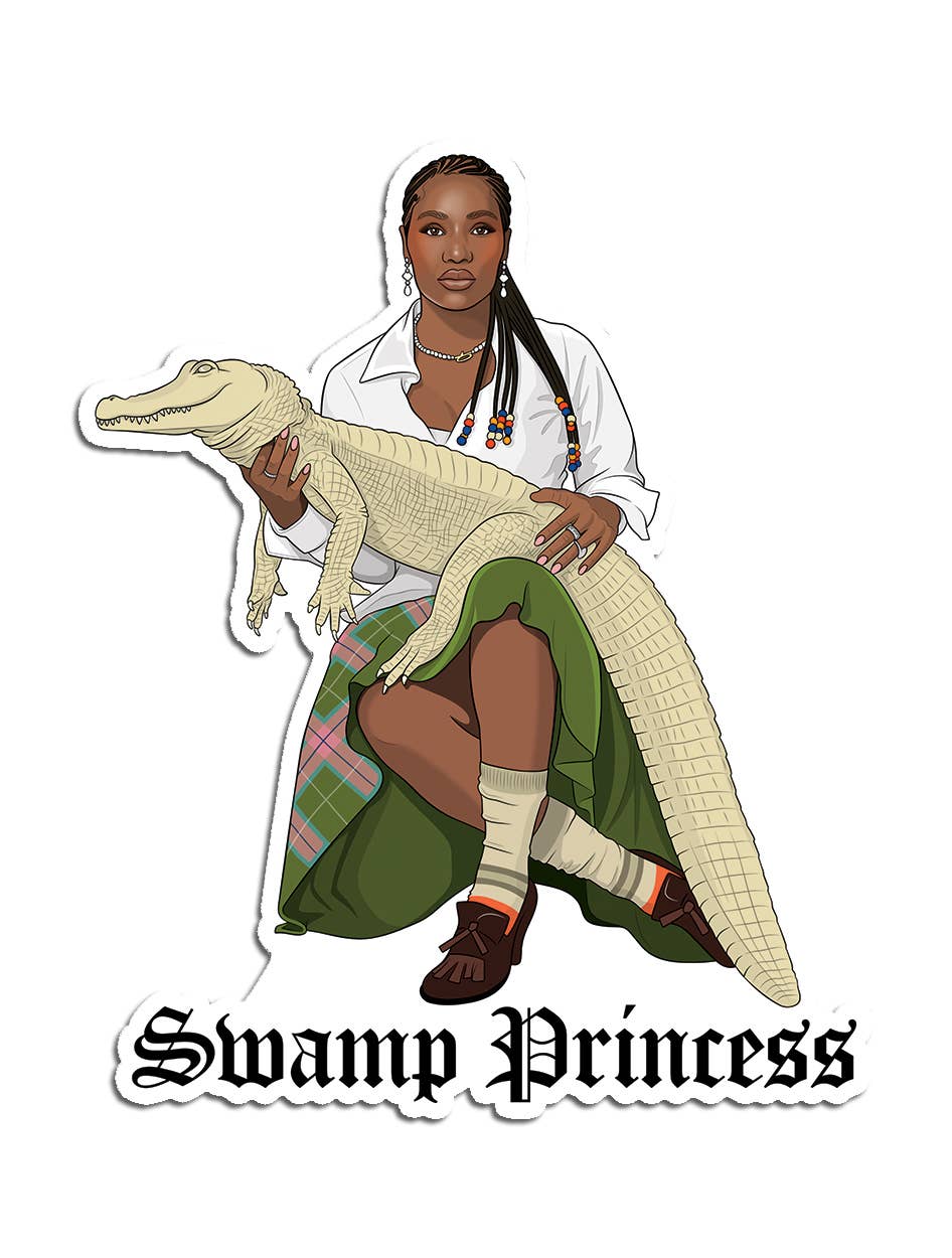 Doechii Swamp Princess Die Cut Sticker