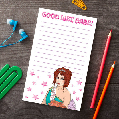 Notepad: Chappell Good List, Babe! Stationery