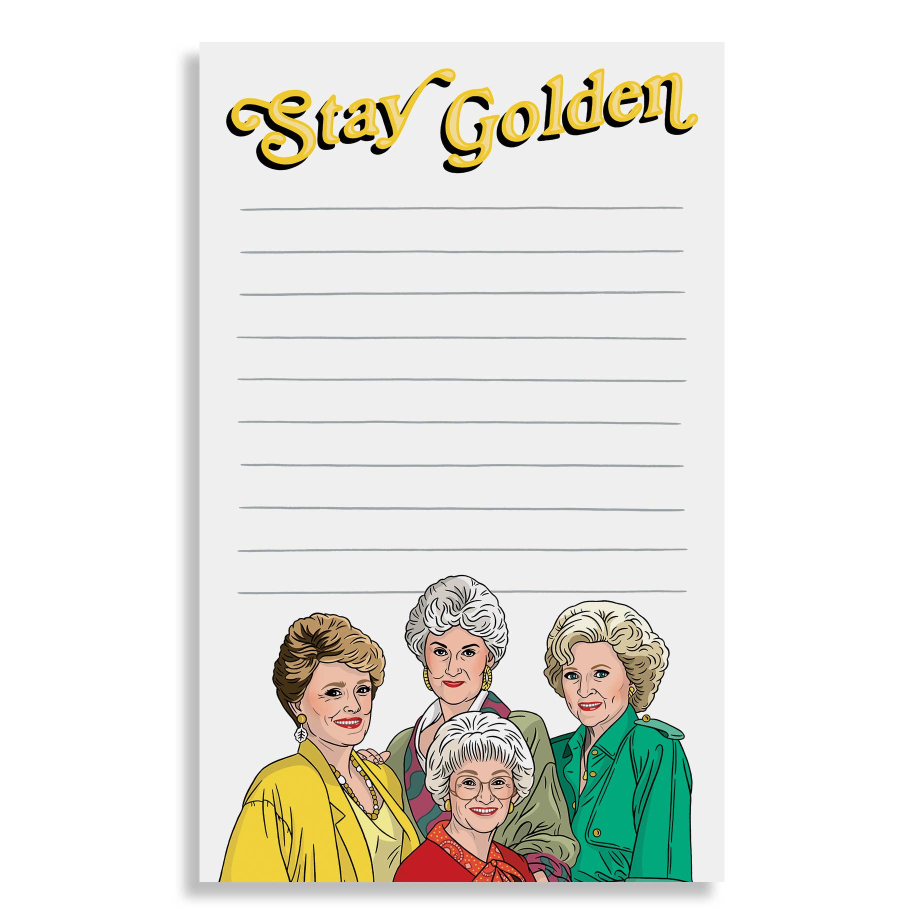 Notepad: Stay Golden Girls Stationery - 0