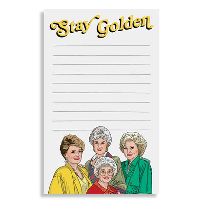 Notepad: Stay Golden Girls Stationery