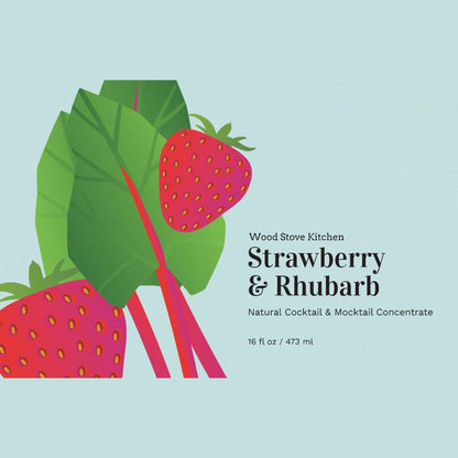 Strawberry-Rhubarb Mixer, 16 fl oz