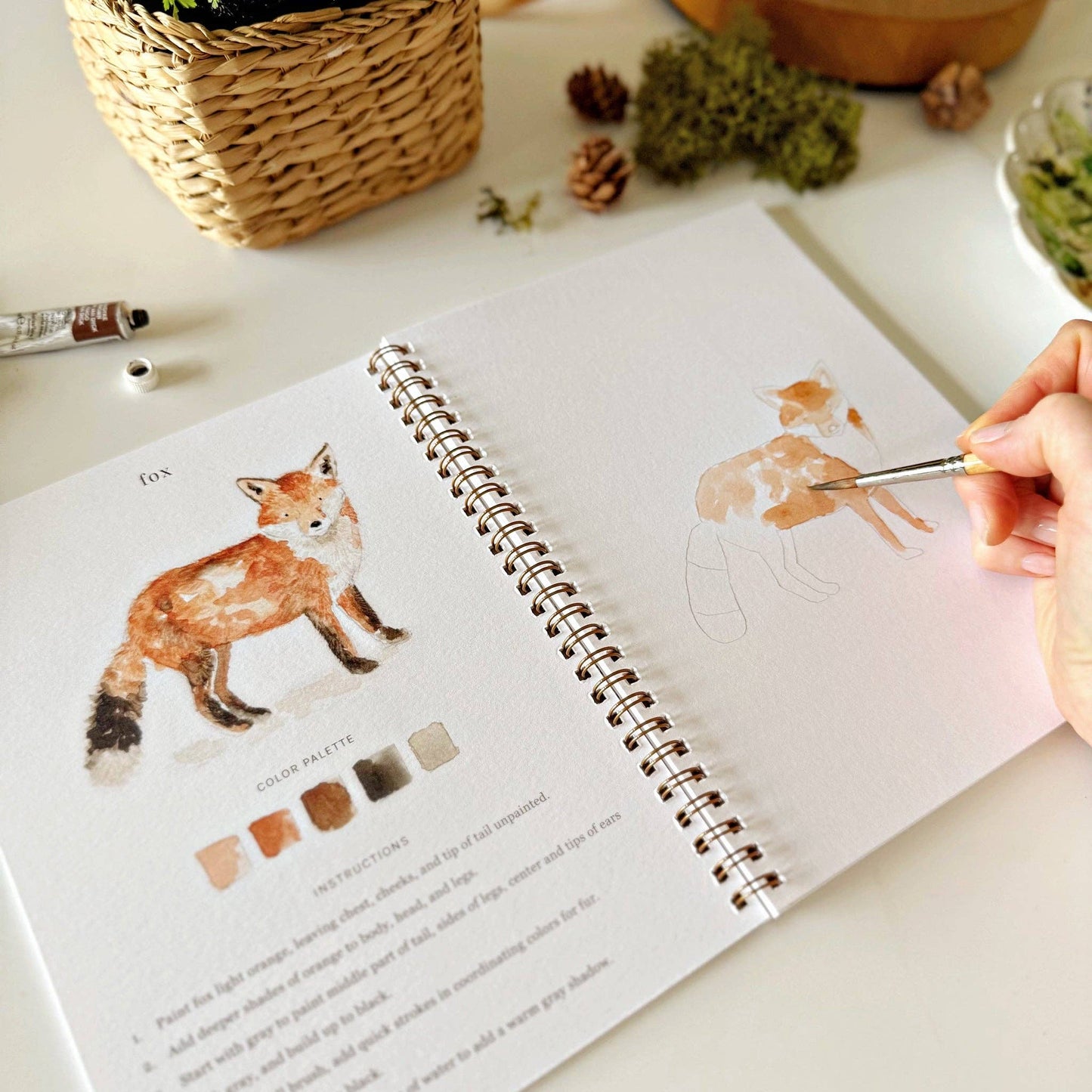 Watercolor Workbook - Woodland
