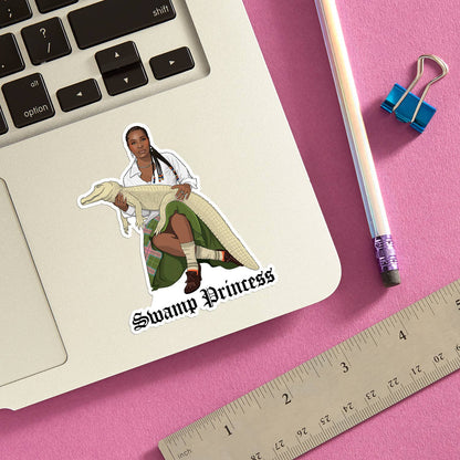 Doechii Swamp Princess Die Cut Sticker