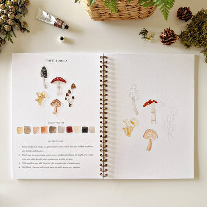 Watercolor Workbook - Woodland