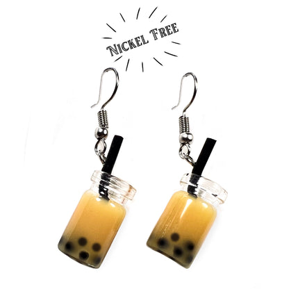 Boba Tea Earrings