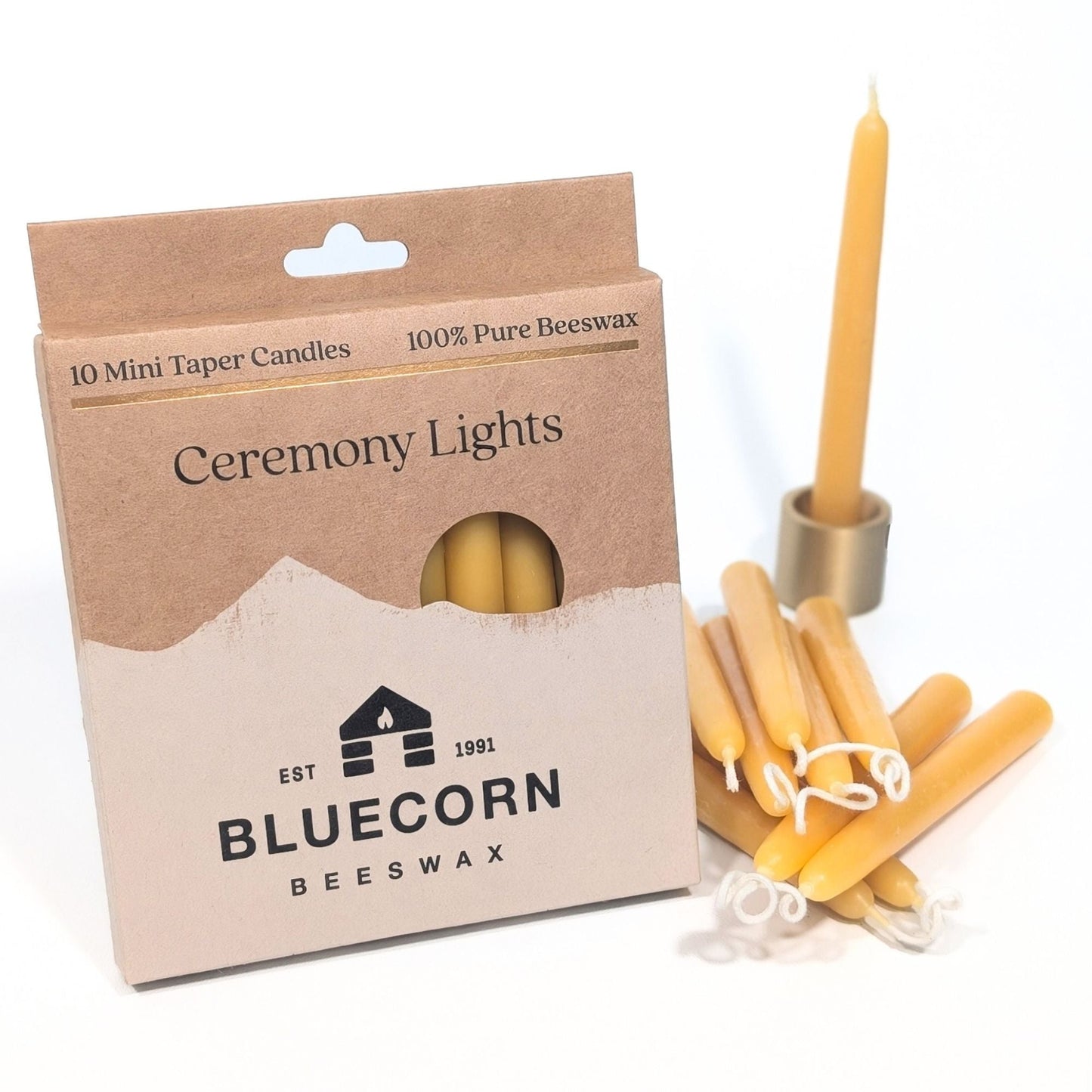 Pure Beeswax - Ceremony & Vigil Mini Taper Candles