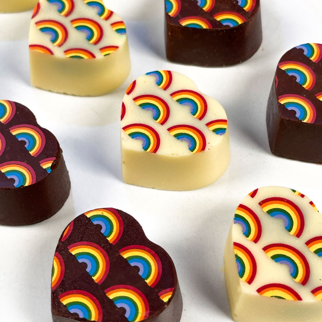 Pride Chocolate Box: Rainbow Lollipops & Bonbons