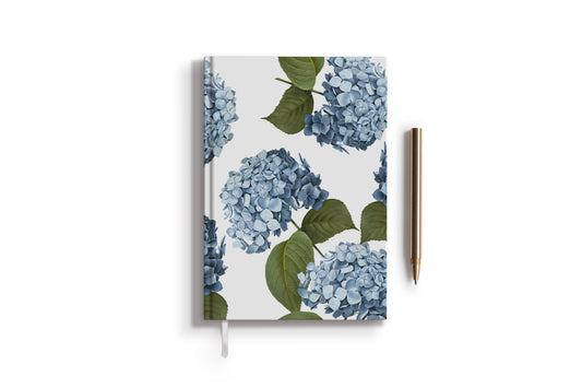 Blue Hydrangea | Custom Hardcover Journal