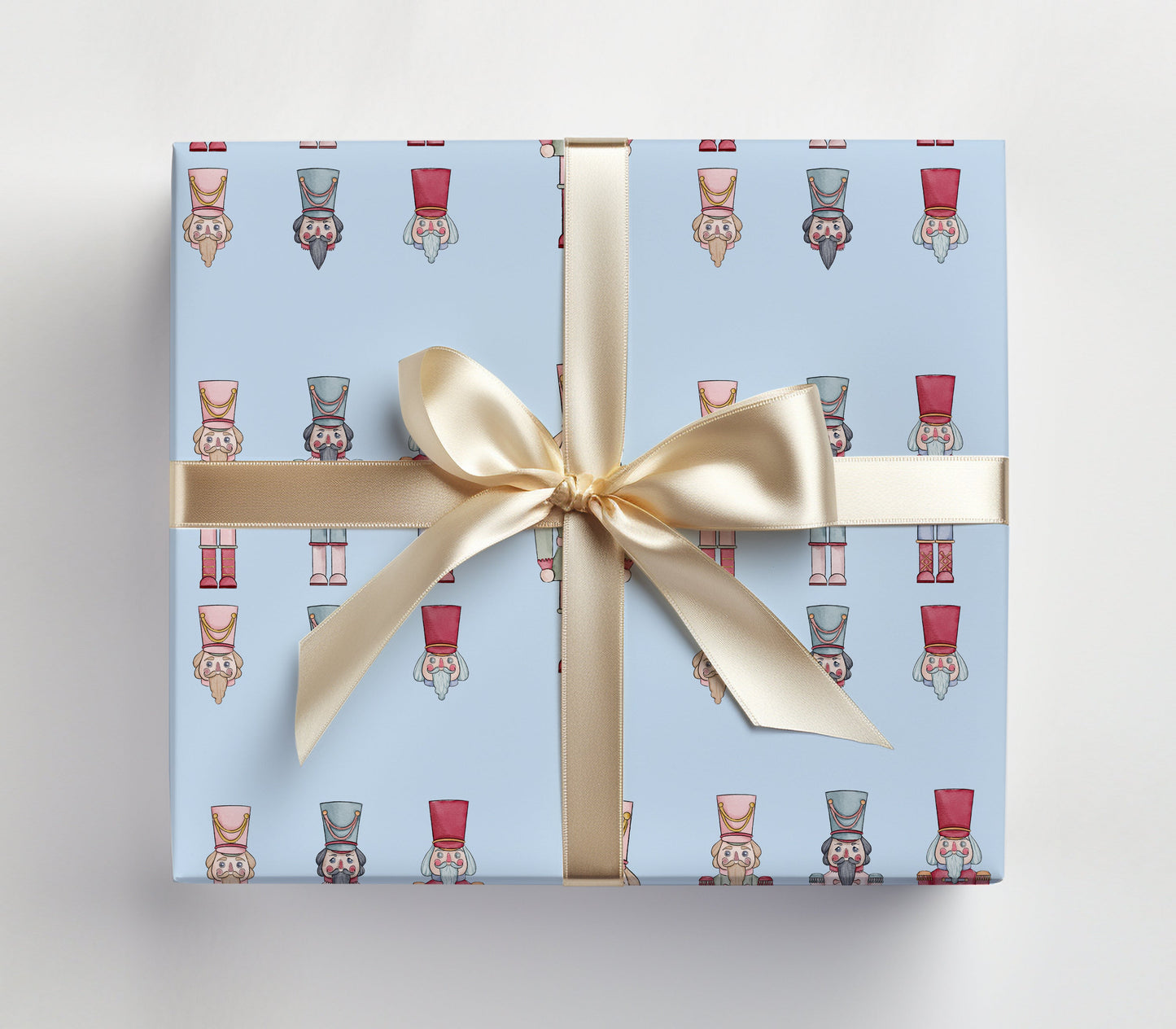 Blue Nutcracker Gift Wrap