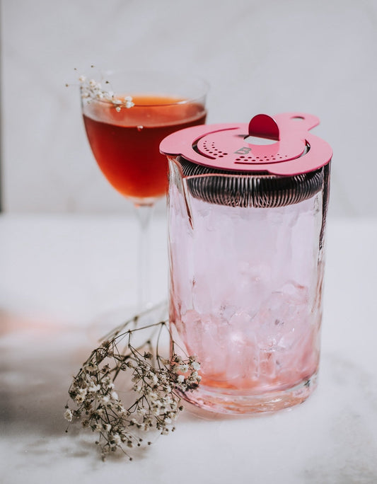 CHERRY BLOSSOM COLLECTION |Artisan Series Mixing Glass | Made in USA