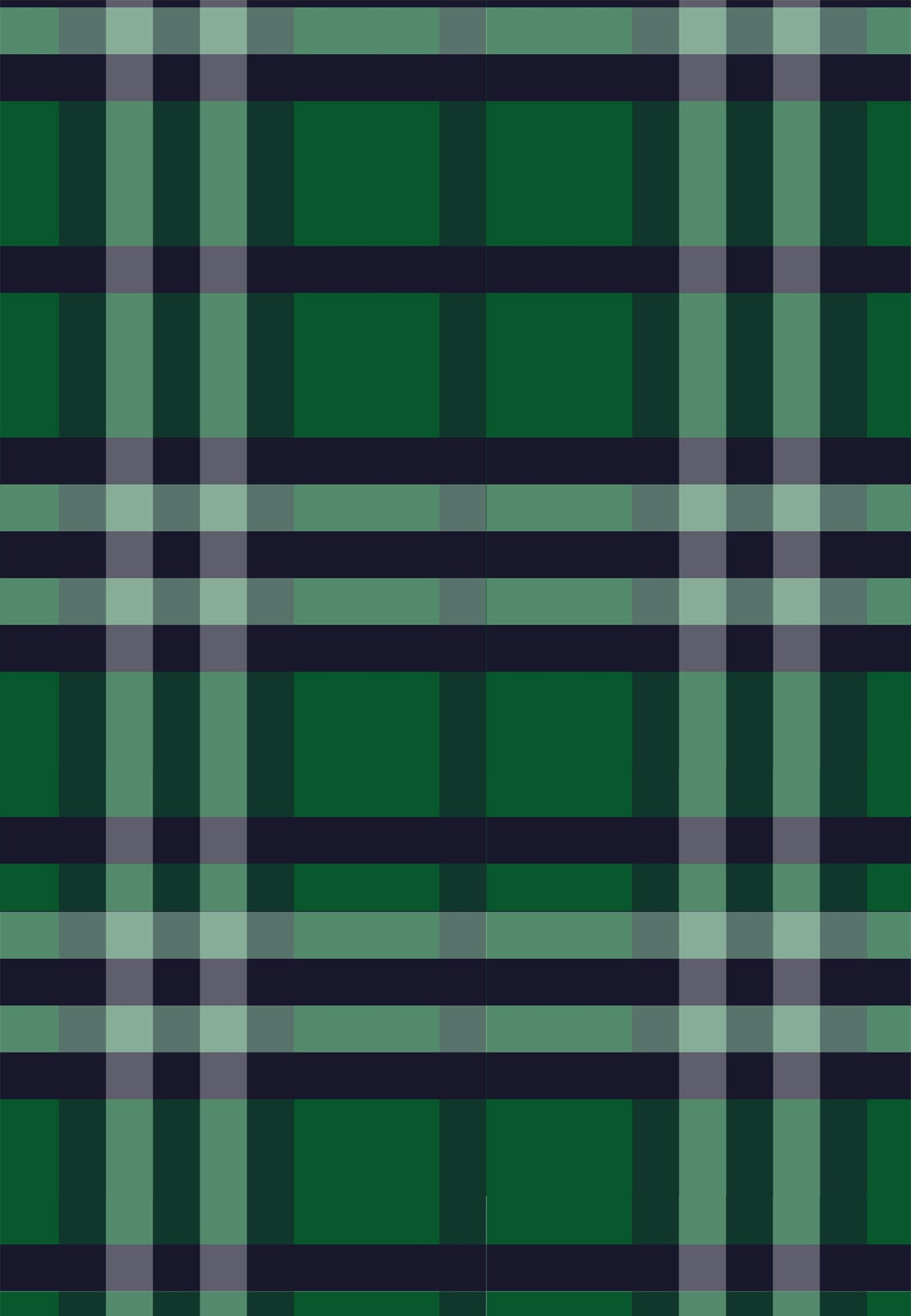 Blue Tartan Gift Wrap