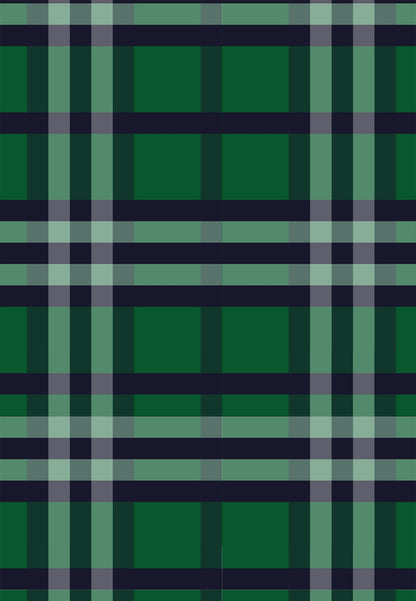 Blue Tartan Gift Wrap