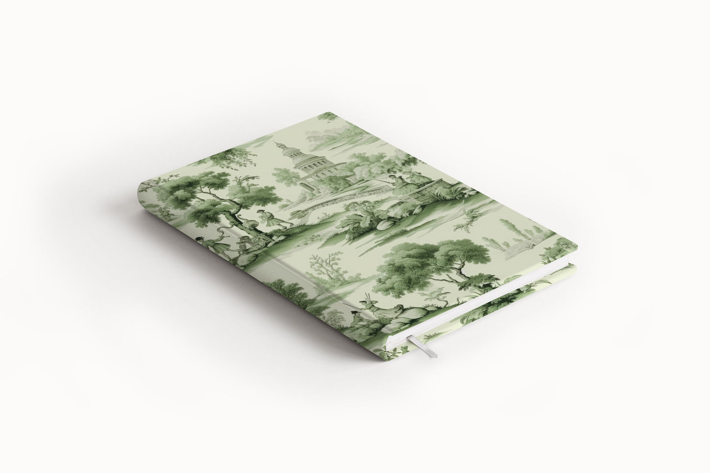 Green Toile Journal