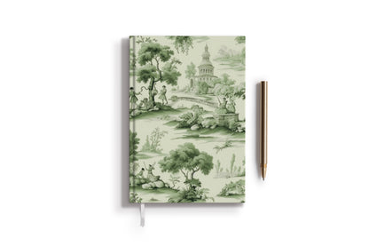 Green Toile Journal
