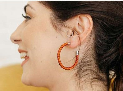 Handcrafted Braided Hoop Earrings