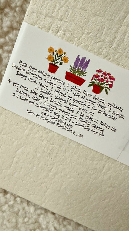 Mindful Cleaning Swedish Dishcloth Set