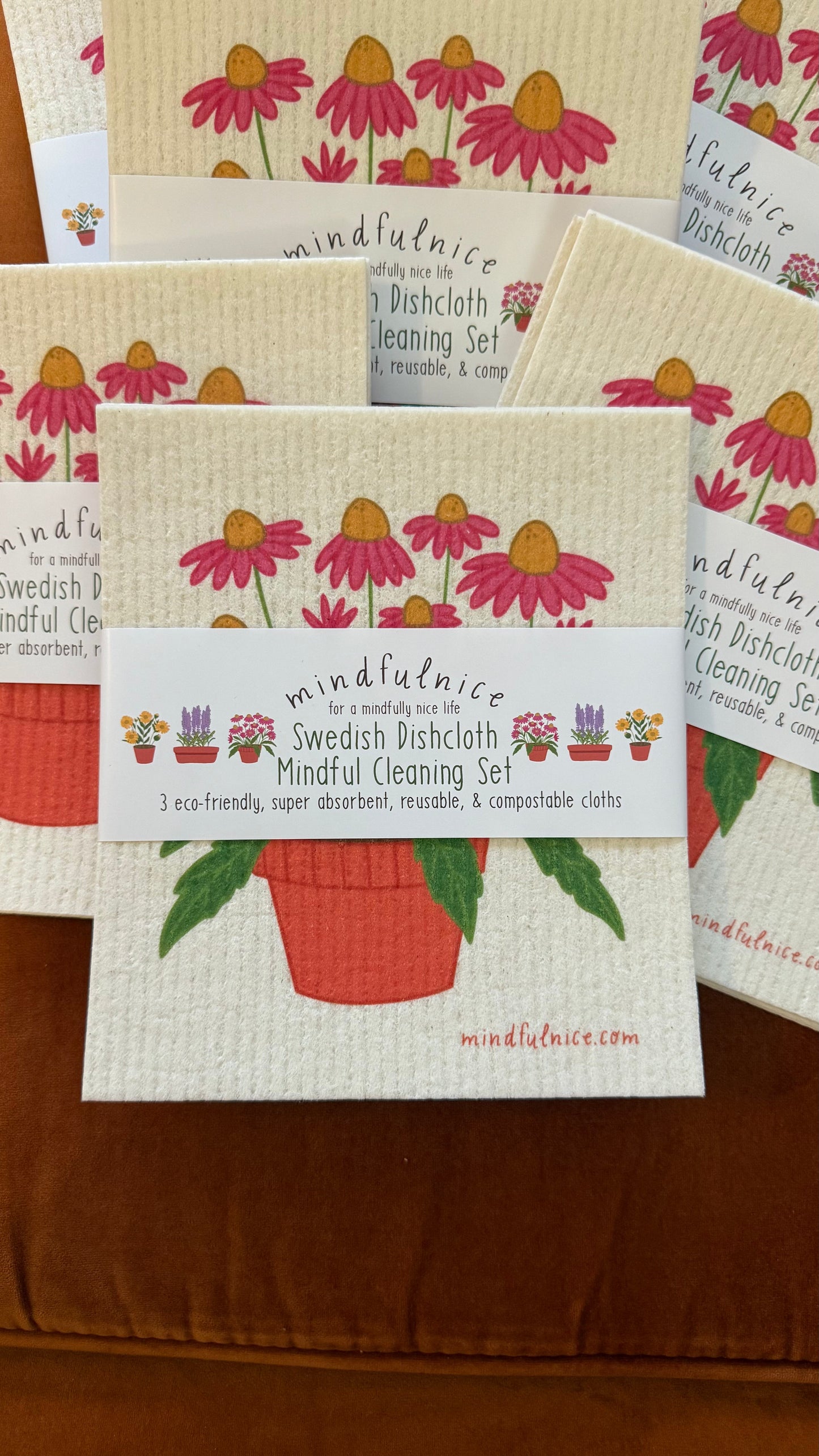 Mindful Cleaning Swedish Dishcloth Set