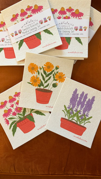 Mindful Cleaning Swedish Dishcloth Set